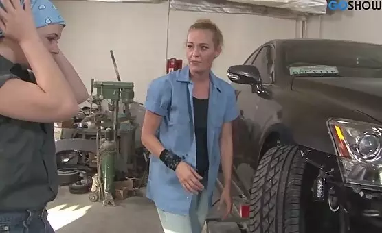 When You Have A Wrecked Car, Enjoy Lesbian Tits and Ass